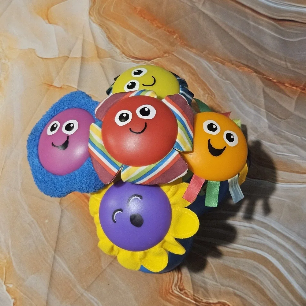 Vintage 2005 Lamaze Soft Chime Garden Light Up  SensoryMusical Flower Baby Toy